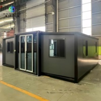 Çift Kanatlı Genişletilebilir Konteyner Ev Modüler Prefabrik Ev Hızlı Kurulumlu Taşınabilir Yaşam Ofisi Ek Birimi