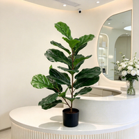 Meilleures ventes de décorations de mariage en gros, arbres artificiels, faux ficus lyrata, cadeaux pour la fête des mères, arrangements floraux, décoration de chambre