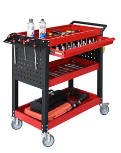 Chariot à outils d'atelier en acier inoxydable, antivol, verrouillable, étanche, capacité de charge de 300 kg, ODM/OEM/OBM - Product Image 6