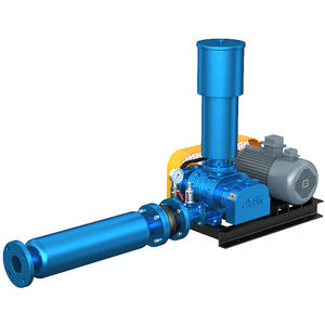 Souffleur à lobes silencieux JIANYU en fonte haute pression AC 220V pour usage industriel en aquaculture intérieure et égouts urbains OEM - Product Image 1