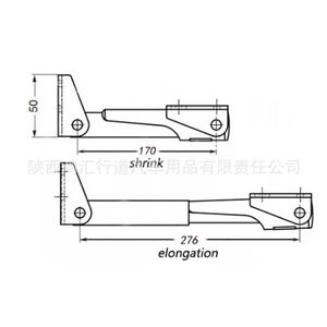 Support d'extension de comptoir de cuisine pour camping-car, pliable, télescopique, en alliage d'aluminium, design minimaliste, pour conversion de camping-car - Product Image 3