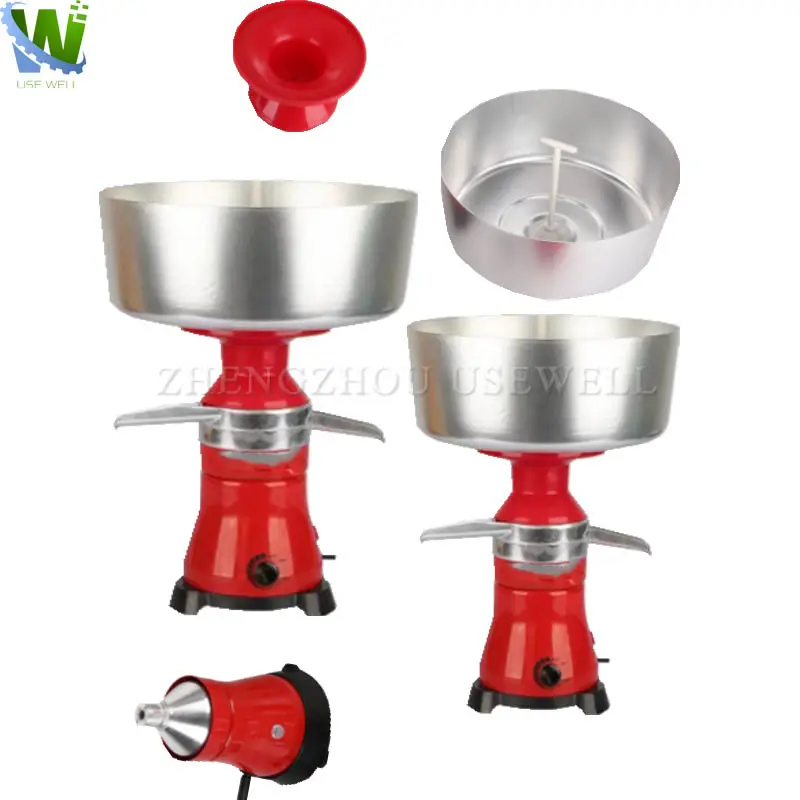 Manual Dual Milk Butter Cream Separator Disc Dairy Sentrifugal Separator untuk Mesin Skimming Susu Sereal