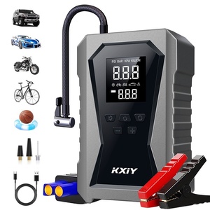 Tích hợp xe khẩn cấp cung cấp điện và Lạm Phát bơm đơn vị 12V xe xách tay ngân hàng điện Xe pin Boost Booster - Product Image 2