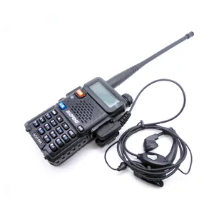 מקצועי Baofeng UV-5rt תקשורת שתי דרך רדיו ווקי טוקי אוזניות Baofeng UV-5R למכשיר קשר H002