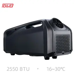 Ar condicionado portátil, 2550btu dc 12v 24v mini ar condicionado móvel para barraca caminhão carro acampamento ao ar livre