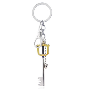 Offres Spéciales <span class=keywords><strong>Kingdom</strong></span> <span class=keywords><strong>Hearts</strong></span> Porte-clés Anime Accessoires Arme Porte-clés en métal Pendentif en métal Porte-clés - Product Image 2