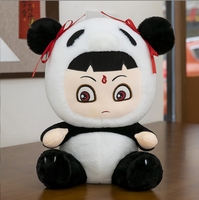 2025 Offres Spéciales Nezha jouets en peluche personnalisés poupées de personnage de dessin animé Adorable pour enfants cadeaux jouets en peluche doux société coucher maison cadeau