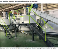 PET polypropylène flocon broyage lavage séchage recyclage pe pp film ligne de lavage pet bouteille ferraille déchets machine de recyclage