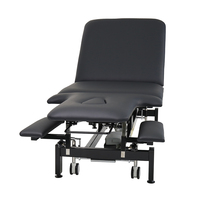 Table de physiothérapie à 5 sections pour la science du sport et la réadaptation, table de massage électrique à levage, table de décompression spinale, canapé d'ostéopathie