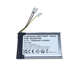 Batterie de remplacement rechargeable au lithium polymère 1200 mAh 3,<span class=keywords><strong>7</strong></span> V pour casque de jeu <span class=keywords><strong>sans</strong></span> <span class=keywords><strong>fil</strong></span> SteelSeries <span class=keywords><strong>Arctis</strong></span> <span class=keywords><strong>7</strong></span> - Compatible Stock - Product Image 1
