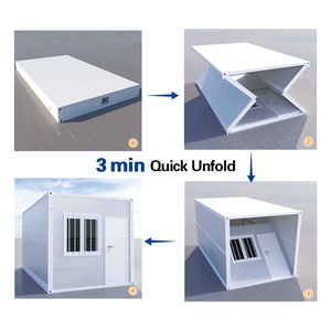 Casa Contenedor Plegable Prefabricada de 20 Pies para Australia y China, Villa Modular, Hotel, Hospital, Oficina, Compra de Contenedores Plegables - Product Image 6