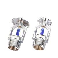 Nosel 141 Derajat, Kepala Sprinkler Api Suhu Tinggi Tipe UpType, Semprotan Kuningan Stainless, Aksesoris Peralatan Pemadam Kebakaran