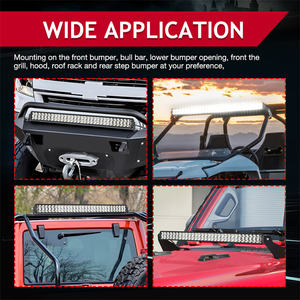30 pouces Spot Flood Combo Beam 300W IP67 Droite Double Rangée Utv <span class=keywords><strong>4X4</strong></span> <span class=keywords><strong>Quad</strong></span> Wheel Car Top Roof Led Bar - Product Image 3