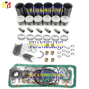 Kit pembangunan kembali mesin 3416 DENGAN Gasket penuh cincin Piston bantalan utama untuk perbaikan mesin ulat Set Liner silinder