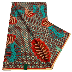 Tela Ankara de Alta Calidad para Ropa Africana, Tela Africana 100% Algodón con Estampado de Cera, Tela Holandesa para Confección de Vestidos y Trajes - Product Image 3