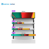 Op maat gemaakte indoor smart screen stretch strip digitale led-scherm voor prijskaartjes, panelen, reclame en bewegwijzering