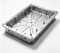 Plateau structurel de batterie en alliage d'aluminium moulé sous basse pression OEM, plateau de batterie EV personnalisé, pièces de châssis moulées, plateau de batterie