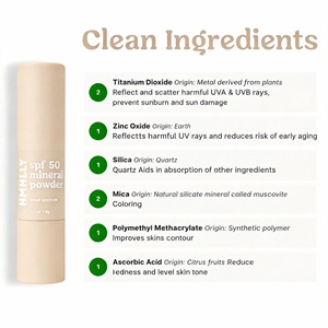 Protector Solar <span class=keywords><strong>Mineral</strong></span> Vegano para Adultos con FPS <span class=keywords><strong>50</strong></span> PA++++, Óxido de Zinc y Dióxido de Titanio, Certificado por la EWG, Seguro para Arrecifes, Crema Solar Facial de Marca Privada - Product Image 5