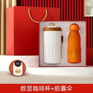 Best Selling Custom Logo Luxury Metal <b>Electronic</b> Gadgets Vacuum Mug Neck <b>Massager</b> Neck Fan Power Bank Souvenirs Gift Sets - Product Image 2