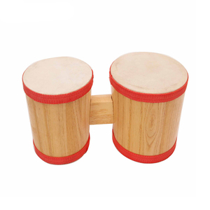Bois <span class=keywords><strong>bongo</strong></span> <span class=keywords><strong>tambour</strong></span> instrument de musique outils pédagogiques pour les enfants - Product Image 1
