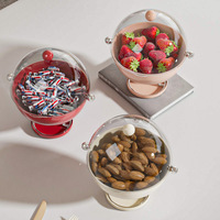 Multifunctionele BPA-vrije voedselveilige plastic fruitkom met grote capaciteit, fruitbord, snackschaal, serveerschaal voor de woonkamer