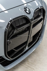 Aileron de lèvre arrière en Fiber de carbone Style KB avec lumière pour Audi A7 S7 diffuseur de lèvre de pare-chocs arrière16-18 - Product Image 6