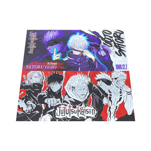 Satoru Gojo Kugisaki Nobara Cartoon Collectibles feuille d'or cartes de billets de banque en papier découpé au laser 12 modèles de marque-pages Anime vente en gros - Product Image 5