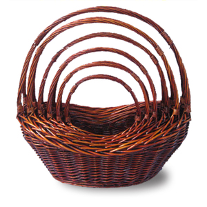 100% naturale fatto a mano <span class=keywords><strong>di</strong></span> <span class=keywords><strong>frutta</strong></span> <span class=keywords><strong>di</strong></span> stoccaggio cestini <span class=keywords><strong>di</strong></span> vimini all'ingrosso - Product Image 1