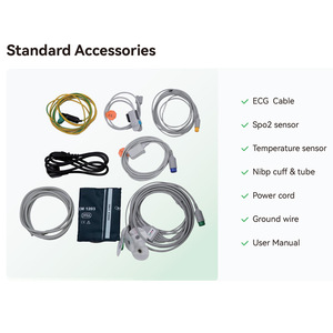 Moniteur patient E5 ECG SpO2 Écran tactile 5 pouces Batterie intégrée Certifié CE Utilisation hospitalière et domestique - Product Image 3