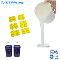 Vente chaude Caoutchouc de silicone liquide de qualité alimentaire pour la fabrication de moules alimentaires Caoutchouc de silicone RTV-2