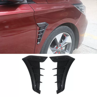 Autocollants universels pour voiture Accessoires d'extérieur Branchies de requin Décoratif Corps Bouches d'aération Aile latérale Aile modifiée Voiture décorative
