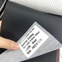 Cuir PVC perforé de qualité supérieure pour l'ameublement intérieur automobile, idéal pour les canapés et les housses de siège de voiture