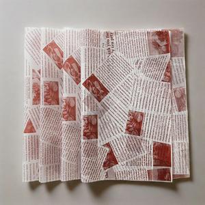 Papier d'emballage alimentaire pour hamburgers et sandwichs, enduit de silicone, résistant à la graisse, personnalisé - Product Image 3