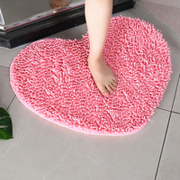 Tapis de bain en chenille douce, tapis de salle de bain moderne, plusieurs couleurs, décoration intérieure, vente en gros