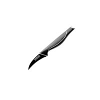 Couteau à éplucher à lame ondulée de 7 cm pour fruits et légumes, boîte de 150 lames en acier inoxydable antiadhésives, manche ergonomique noir, ensemble de lames de couleur