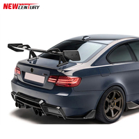 Aileron en fibre de carbone E92, adapté pour BMW M3 E92, aileron arrière modifié en fibre de carbone, diffuseur