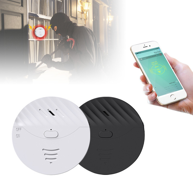 Wholesale Tuya App Wireless 130Db Loud Smart Anti Theft Alarm Sensor Wifi Vibration Window and Door Alarm System With Siren