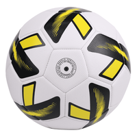 Ballon de football Aiju personnalisé avec logo en PVC, cousu à la machine, taille 5, football professionnel, vente en gros, OEM, Balones De Futbol