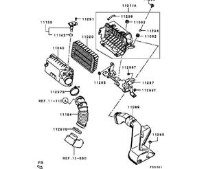 Caja de filtro de aire de 1 pieza para Lancer CY CX 1500A246 cubierta de resonancia de conducta de admisión para Asx Rvr GA 1500A021 para Outlander Cw - Product Image 4