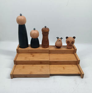 WDF Eco Friendly porta condimentos temperos rak bumbu Kruidenrek estantes para especias cremagliera di spezie di bambù per uso quotidiano della <span class=keywords><strong>casa</strong></span> - Product Image 3