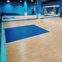 Revêtement de sol sportif en vinyle Runsure Easy Cleaning certifié EN 14904 pour la rénovation des anciennes surfaces de fitness en Arabie Saoudite et au Moyen-Orient