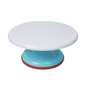 Plastic Cake Decorating <b>Stand</b> Round <b>Turntable</b> For Butter Icing Birthday Cake Making Baking Utensils - Product Image 3