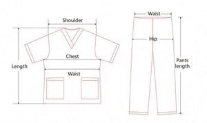 Anti Wrinkle Breathable Hospital Scrubs Uniform Suits High Quality Custom Dental Hospital Scrubs Uniforms Medical Scrubs - Product Image 6