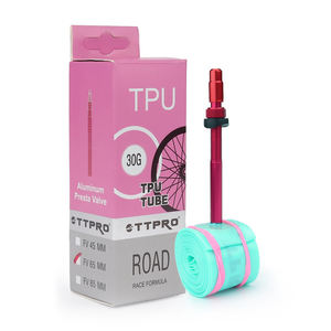 TTPRO超軽量道路自転車インナーチューブ700C TPUインナーチューブ45/65/85mmアンチパンク耐久サイクリング機器プレスタバルブ - Product Image 1