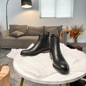 รองเท้าเดรสผู้ชายระดับไฮเอนด์ สไตล์อิตาลี หนังแท้ ทำมือ รองเท้าโลฟเฟอร์ รองเท้าอ็อกซ์ฟอร์ดสำหรับธุรกิจและงานทางการ - Product Image 6