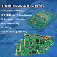 PCBA Funcional de 1-24 Capas, ISO9001/ROHS, Fábrica de Shenzhen, OEM, PCB Personalizado, SMT, Ensamblado con Orificios
