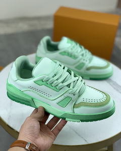 Chaussures de sport de luxe pour homme en cuir véritable, haute qualité, pour la marche décontractée, la course et le skateboard - Product Image 4