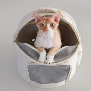 E-commerce hot selling style Breathable Mesh Convenient Travel Pet Bag An airline approved pet carrier for pet tote bags
