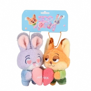 Peluche magnétique certifiée FAMA pour la Saint-Valentin, couple <span class=keywords><strong>Judy</strong></span> et Nick, jouet en peluche pour cadeau d'anniversaire - Product Image 4