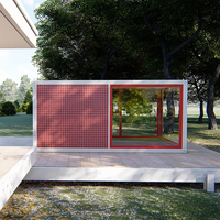 Maison conteneur préfabriquée DXH sur mesure pour bureau et habitation, avec chambre et applications commerciales, conception modulaire